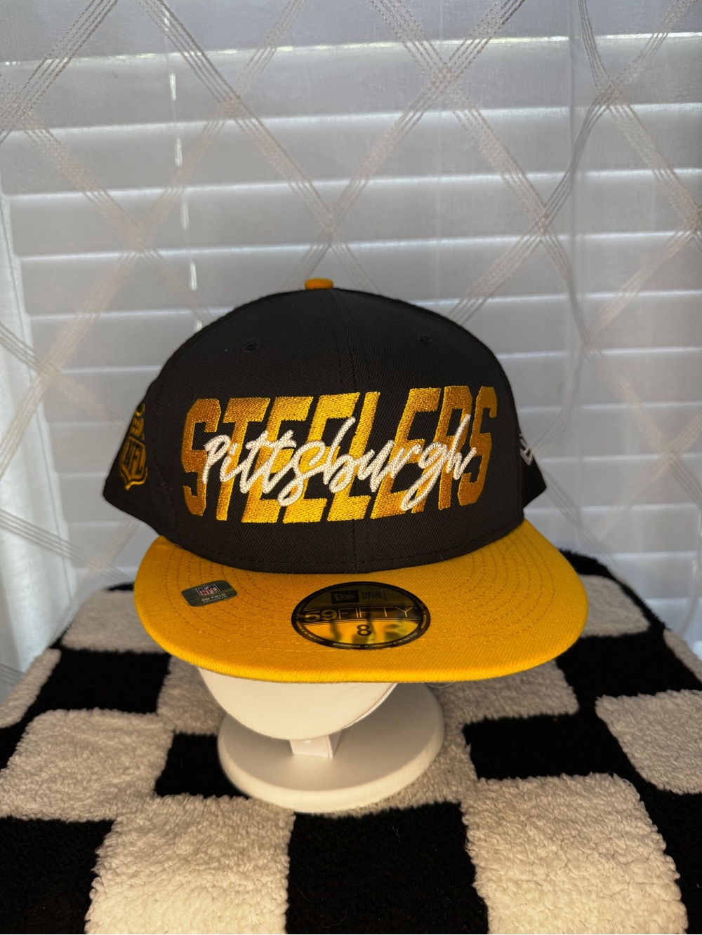 New Era 59FIFTY Pittsburgh Steelers 2022 NFL Draft Fitted Cap Size 8